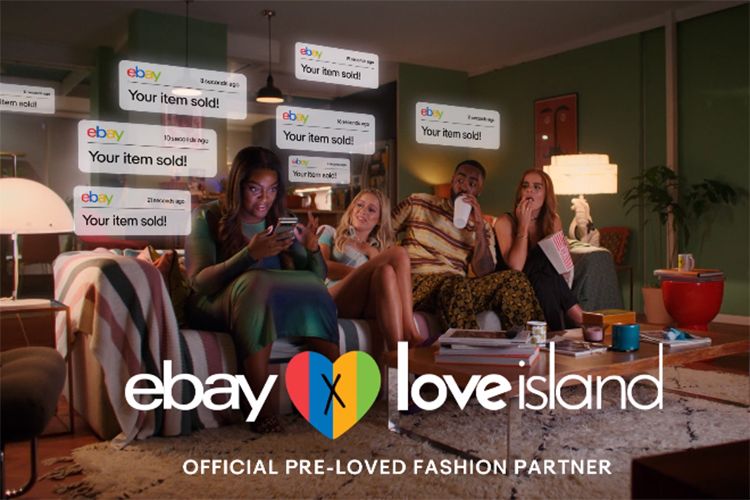 eBay and Love Island pre-loved fashion partnership campaign
